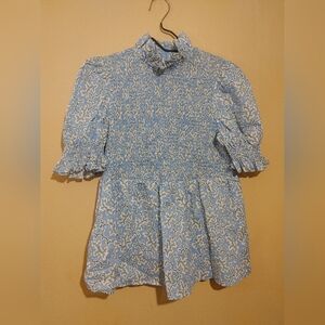 Tuckernuck Retro Reef Short Sleeve Rowen Blouse Size Large